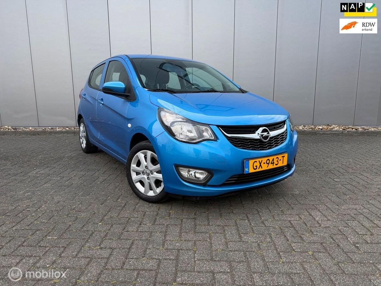 Opel Karl 1.0 ecoFLEX Edition|1eEIG|VOL OH|PDC|AIRCO|CRUISE, Auto's, Opel, 839 kg, Euro 6, Blauw, 23 km/l