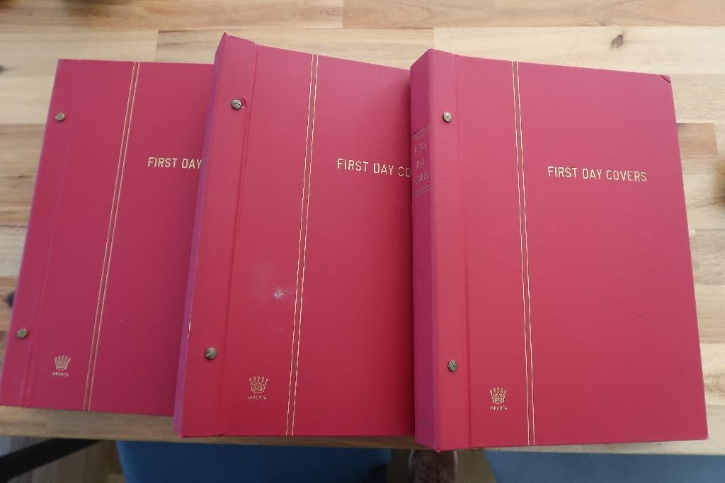 Antillen FDC voorlopers tot en met 2000 in drie albums, Ophalen of Verzenden, Nederland