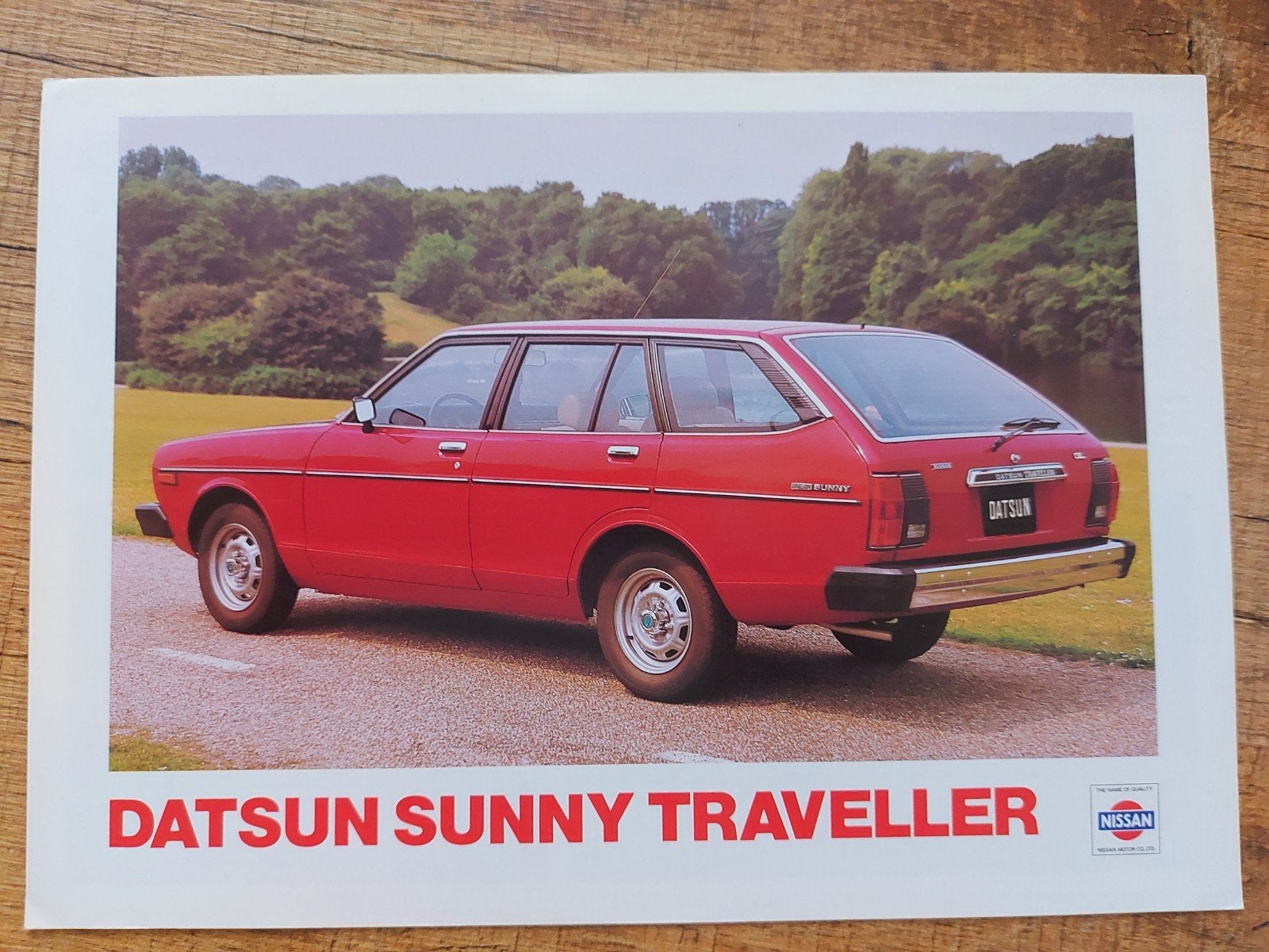 1979 Datsun Sunny Traveller folder, Ophalen of Verzenden, Zo goed als nieuw, Overige merken