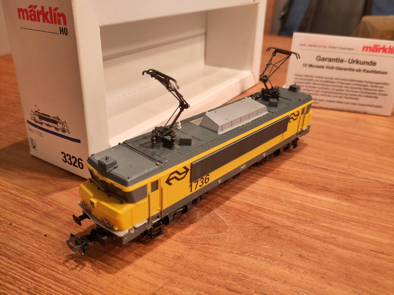 Märklin 3326.4 NS 1736 "Gilze en Rijen" - Delta, zeer netjes, Wisselstroom, Locomotief, Ophalen of Verzenden, Märklin