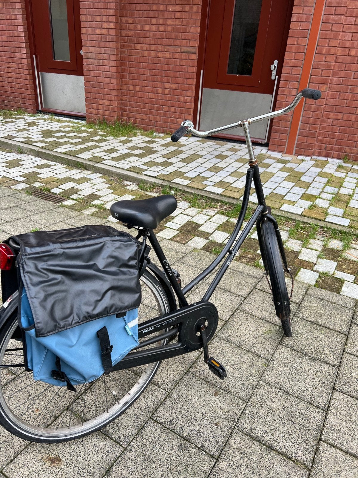 Zwarte damesfiets 50cm frame, Terugtraprem, 47 tot 50 cm, Ophalen, Overige merken