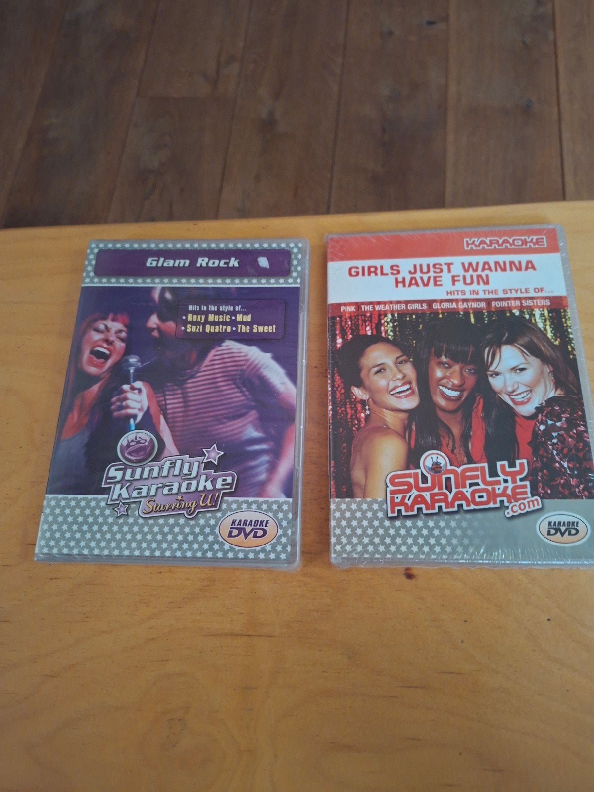 2 Nieuwe Karaoke DVD's Glam Rock & Girls Just Wanna Have Fu, Ophalen of Verzenden, Nieuw in verpakking, Karaoke