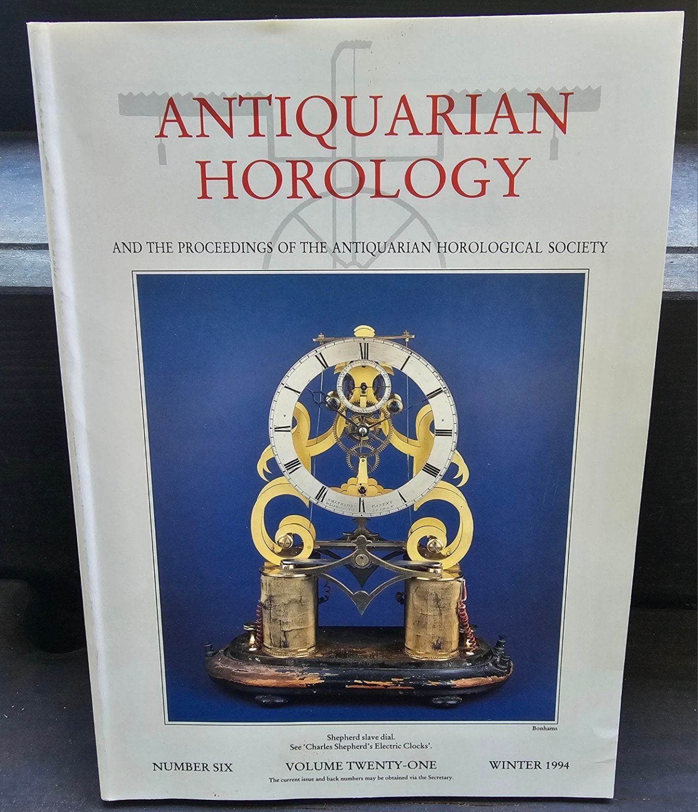 Antiquarian Horology - Engels Klokkenboek - Winter 1994, Antiek en Kunst, Ophalen of Verzenden, Antiquarian Horological Society