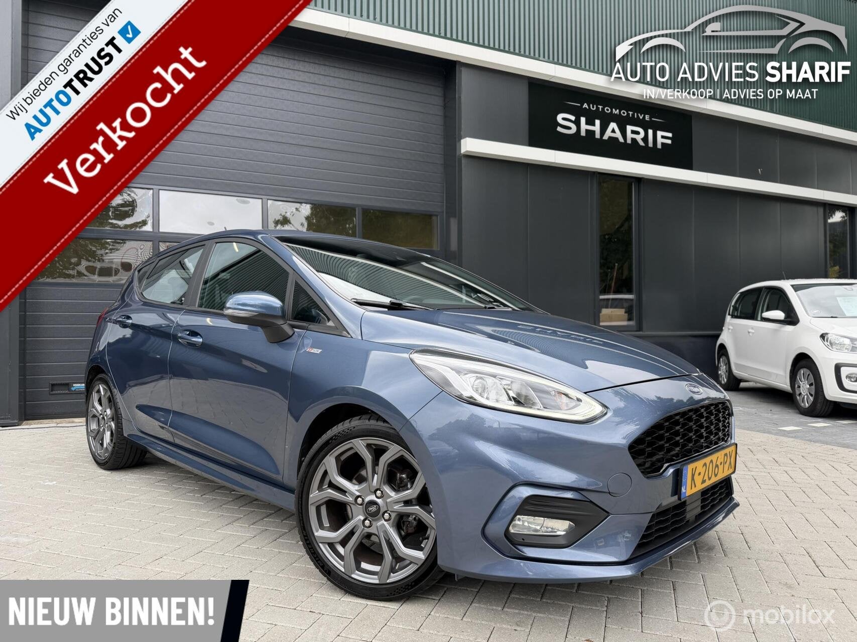 Ford Fiesta 1.0 EcoBoost Hybrid ST-Line Titanium Vol Opties!, Auto's, Voorwielaandrijving, Gebruikt, Euro 6, Met garantie (alle)