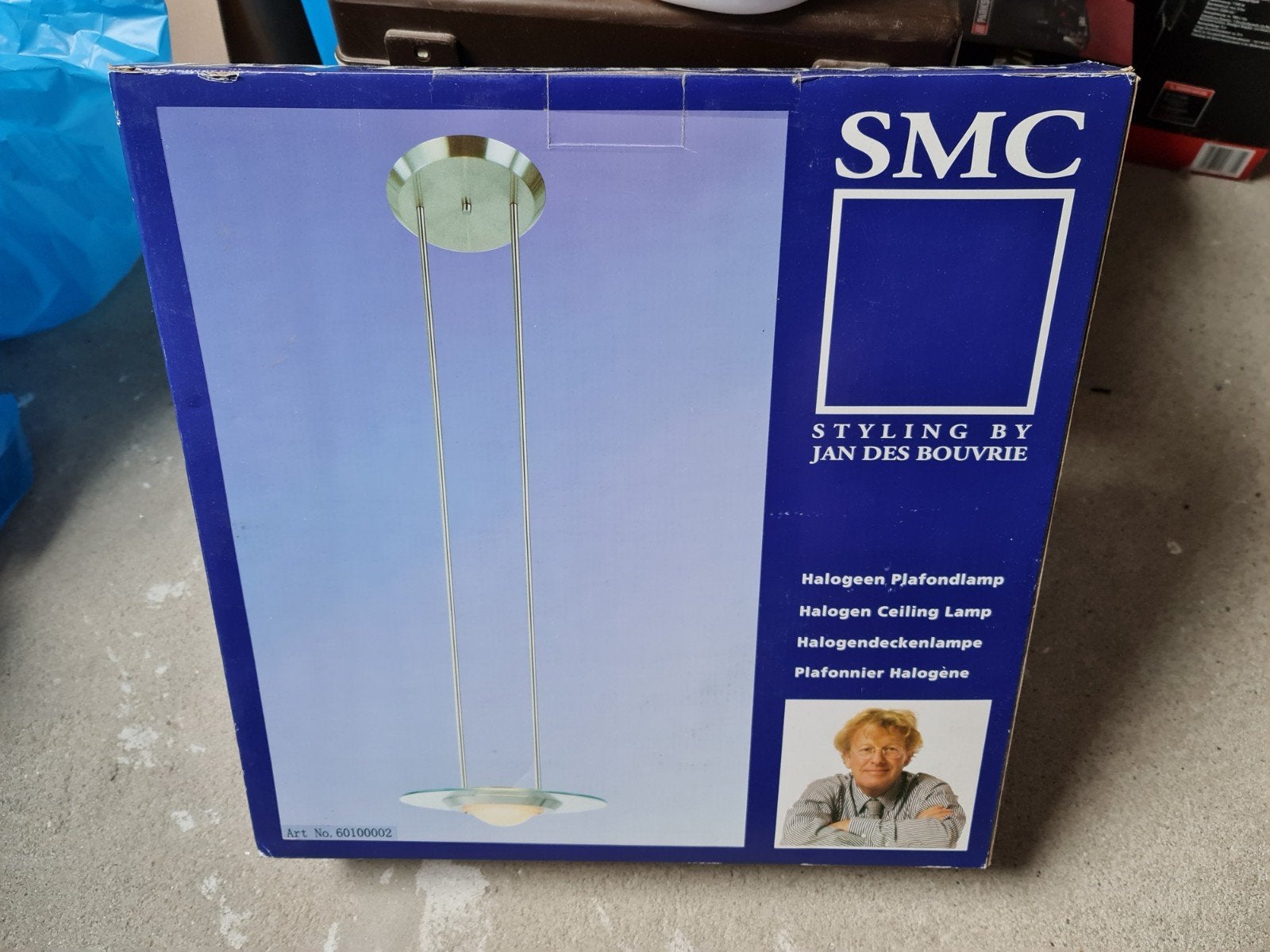 SMC Halogeen Plafondlamp - Styling by Jan des Bouvrie, Zilver, Modern, Nieuw, Overige fittingen