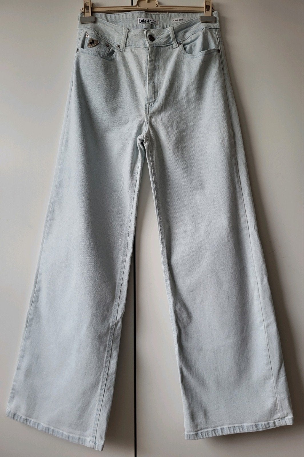 Lois Palazzo wide leg spijkerbroek in maat 29-32, Blauw, Mother, Ophalen of Verzenden, Zo goed als nieuw