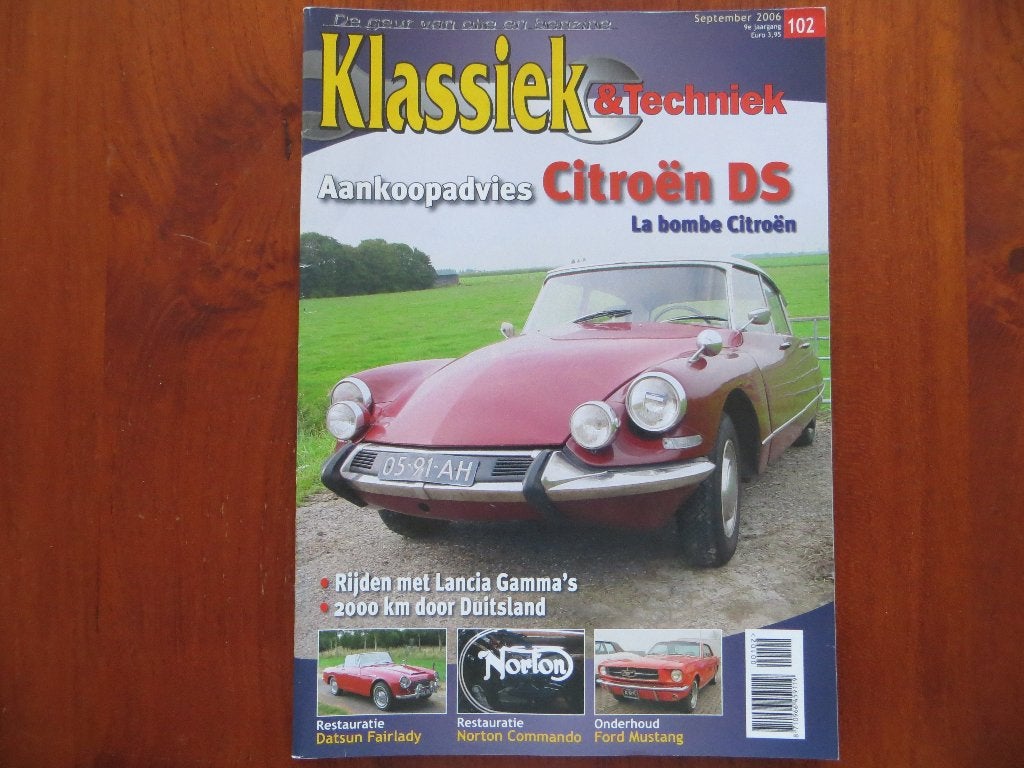 Klassiek & Techniek 102 Citroën DS, Datsun Fairlady, Lancia, Boeken, Auto's | Folders en Tijdschriften, Ophalen of Verzenden, Nieuw