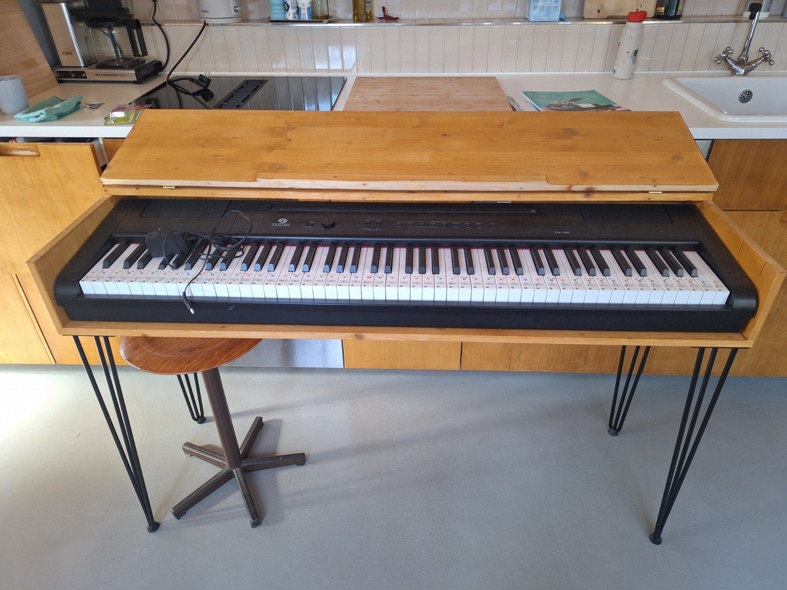 Elektrische piano Fazley FSP-500, Ophalen, Zo goed als nieuw, Zwart