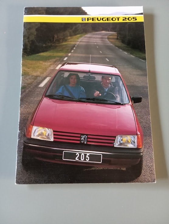 Peugeot 205 1985 24 pag., Verzenden, Zo goed als nieuw, Peugeot