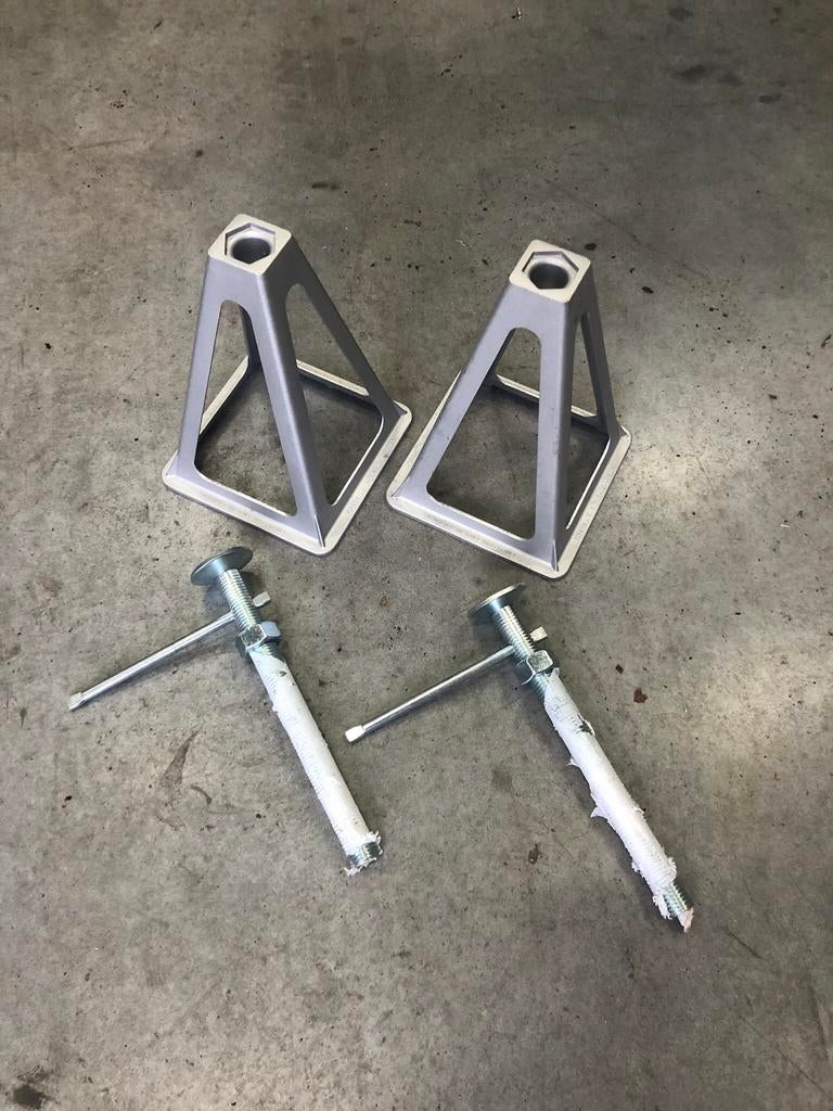 4 aluminium steunen voor camper, caravan, aanhanger, Ophalen of Verzenden, Nieuw