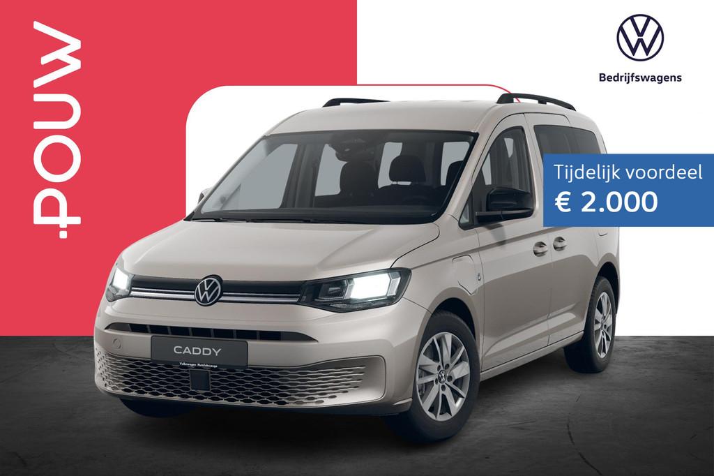 Volkswagen Caddy Kombi 1.5 TSI 150pk Hybride Life | Styling, Auto's, Volkswagen, 12 maanden, Stof, 1498 cc, 4 cilinders