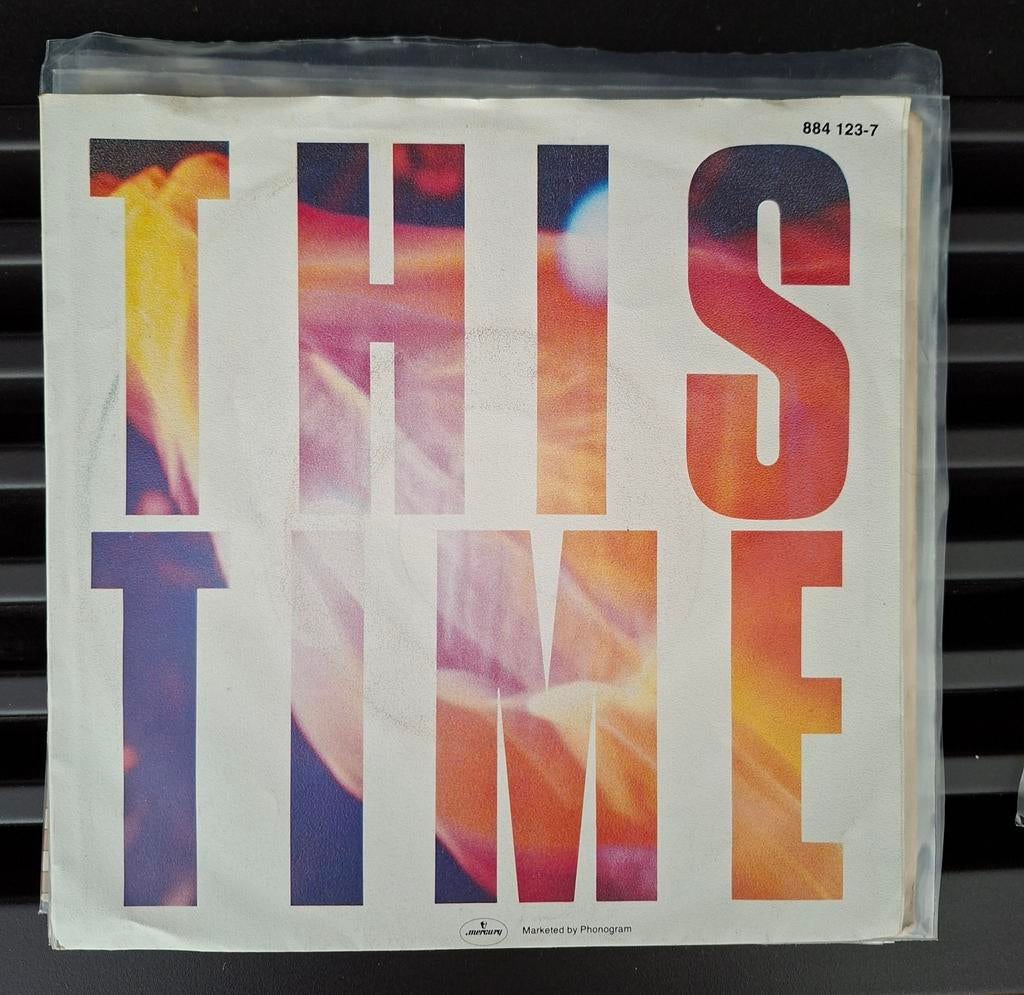 INXS  - This time - Single is TOP, Cd's en Dvd's, Vinyl Singles, Gebruikt, 7 inch, Single, Ophalen of Verzenden