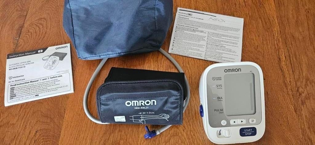 Omron M3 Bloeddrukmeter met IntelliSense Technologie, Ophalen, Zo goed als nieuw, Overige typen