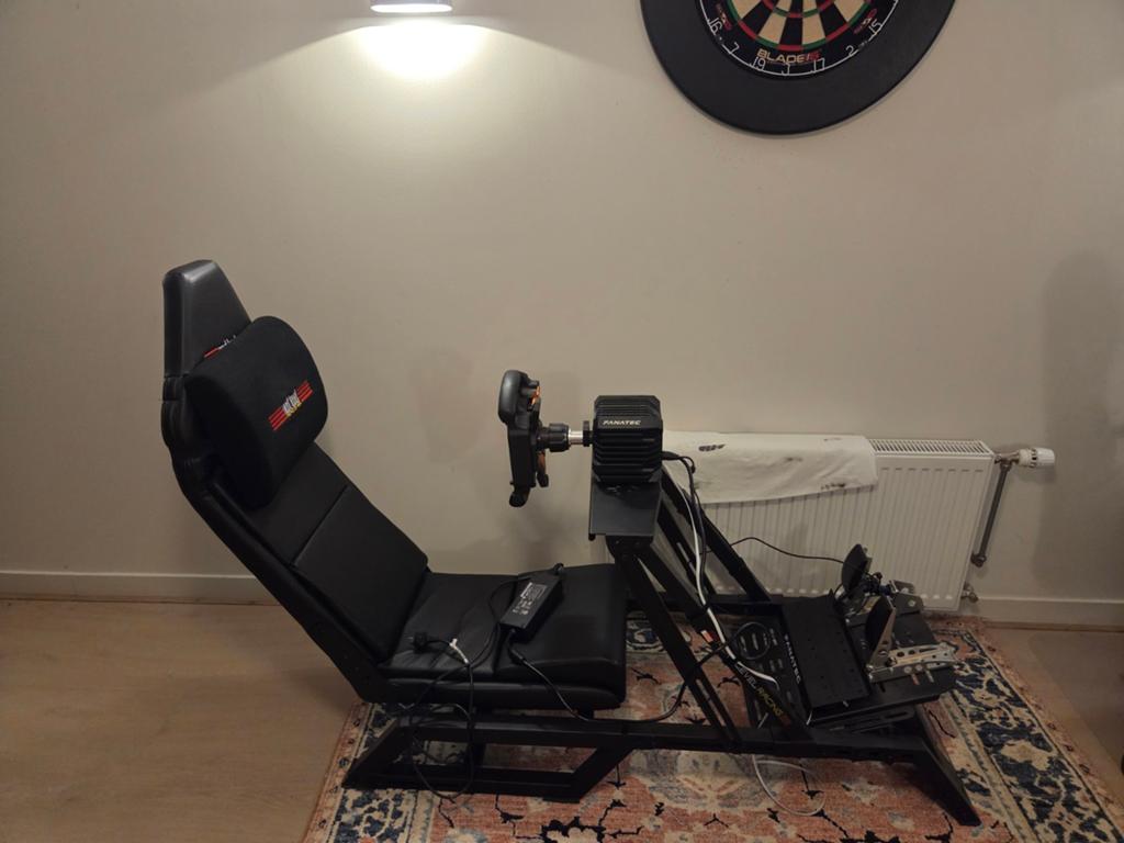 Fanatec Racesim Complete Cockpit met Stuur, Pedalen & Seat, Ophalen, Overige merken, Zo goed als nieuw
