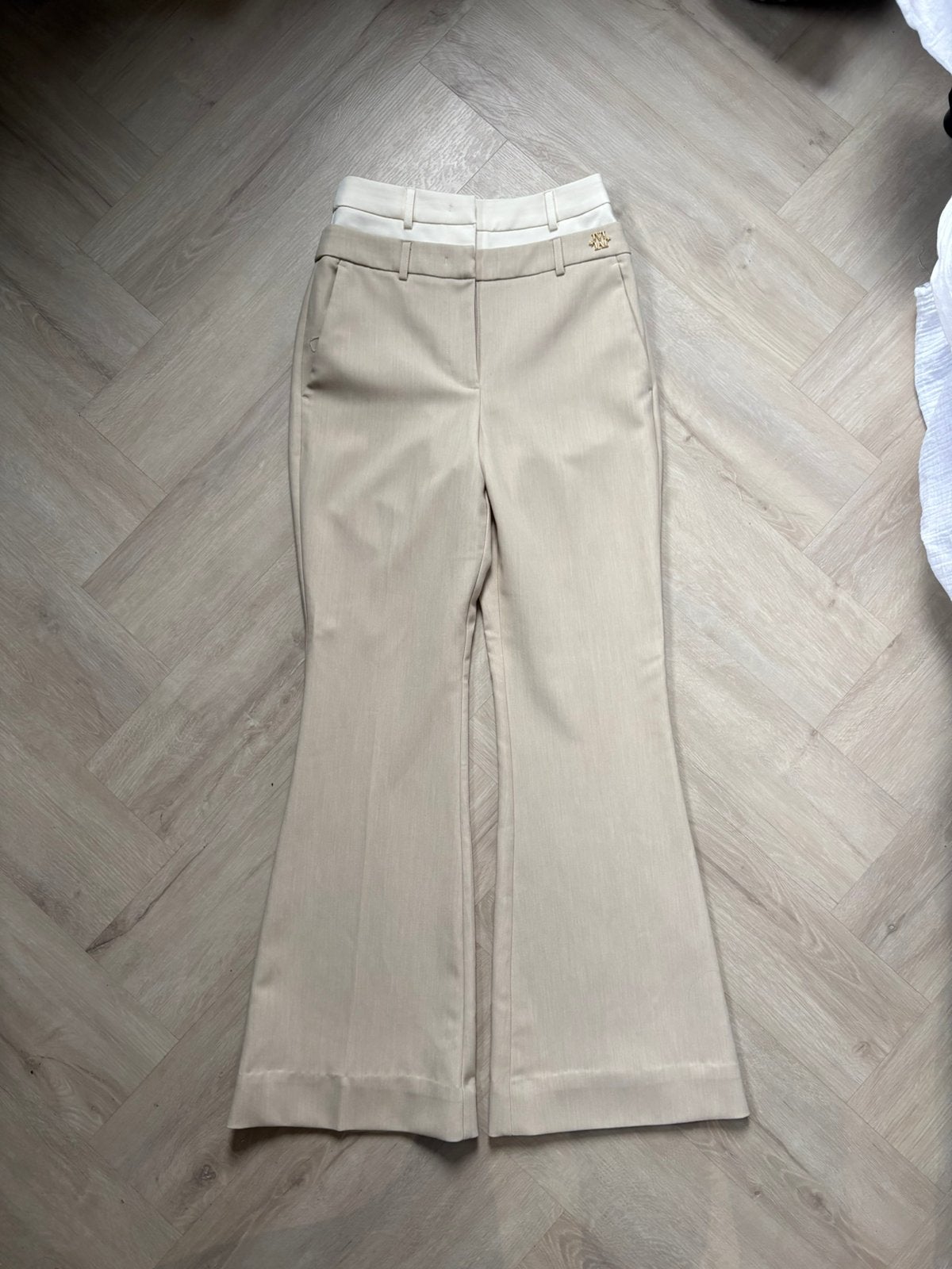 Josh v Liora pantalon broek creme beige maat xs nieuw!, Beige, Ophalen of Verzenden, Zo goed als nieuw, Maat 34 (XS) of kleiner