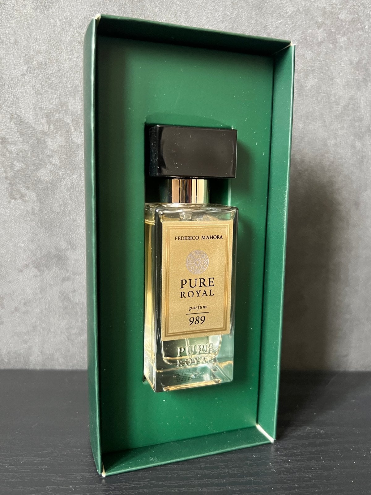 Federico Mahora Pure Royal 989 parfum 50 ml – zgan, Ophalen of Verzenden, Zo goed als nieuw