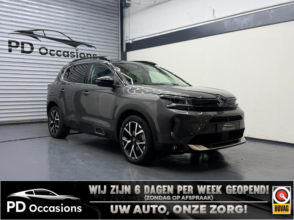 Citroen C5 Aircross 1.6 Plug-in Hybrid 225PK Shine - Pano -, 77 km/l, Gebruikt, Zwart, 4 cilinders