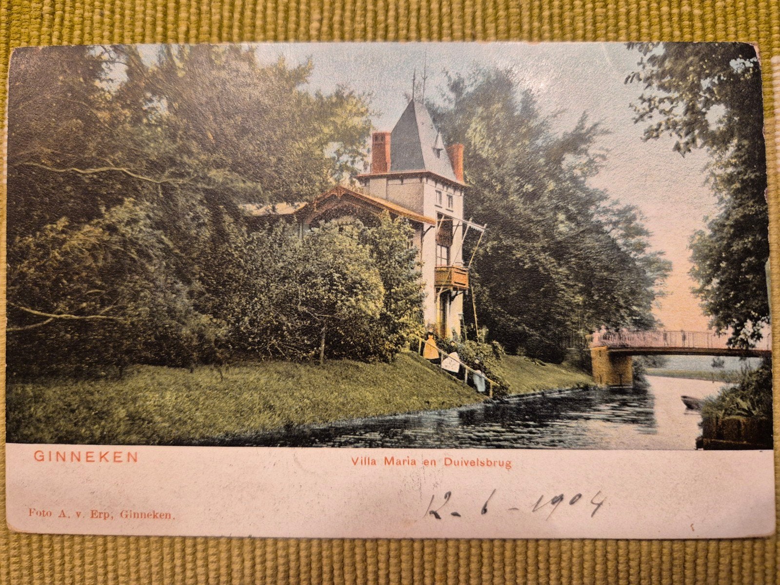 villa Maria en Duivelsbrug in Ginneken, Ophalen of Verzenden, Voor 1920