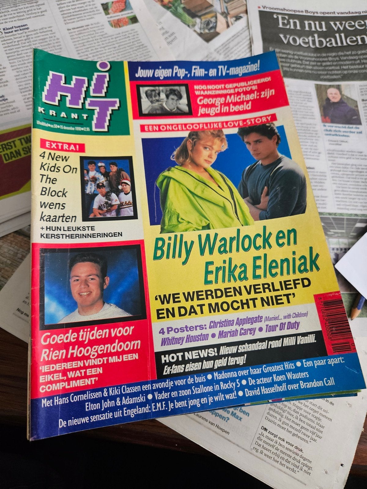 Hitkrant jaargang 1990, Ophalen of Verzenden, Gelezen, Muziek, Film of Tv