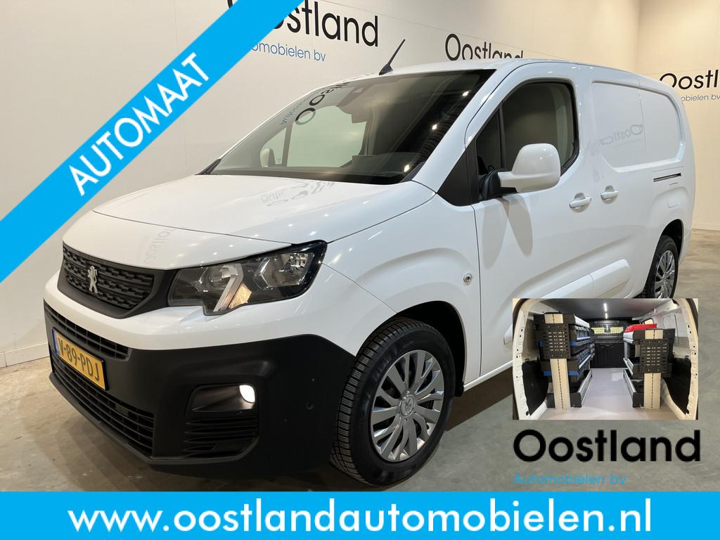 Peugeot Partner 1.5 BlueHDI 130 PK L2 Automaat Servicebus /, Stof, 4 cilinders, Met garantie (alle), Bedrijf