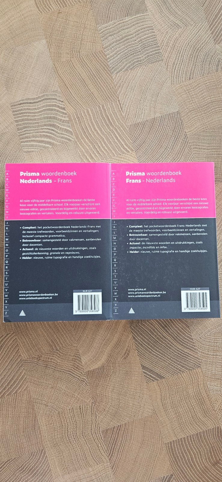 Prisma Woordenboek Nederlands-Frans en Frans-Nederlands, Ophalen of Verzenden, Zo goed als nieuw, Prisma of Spectrum, Frans