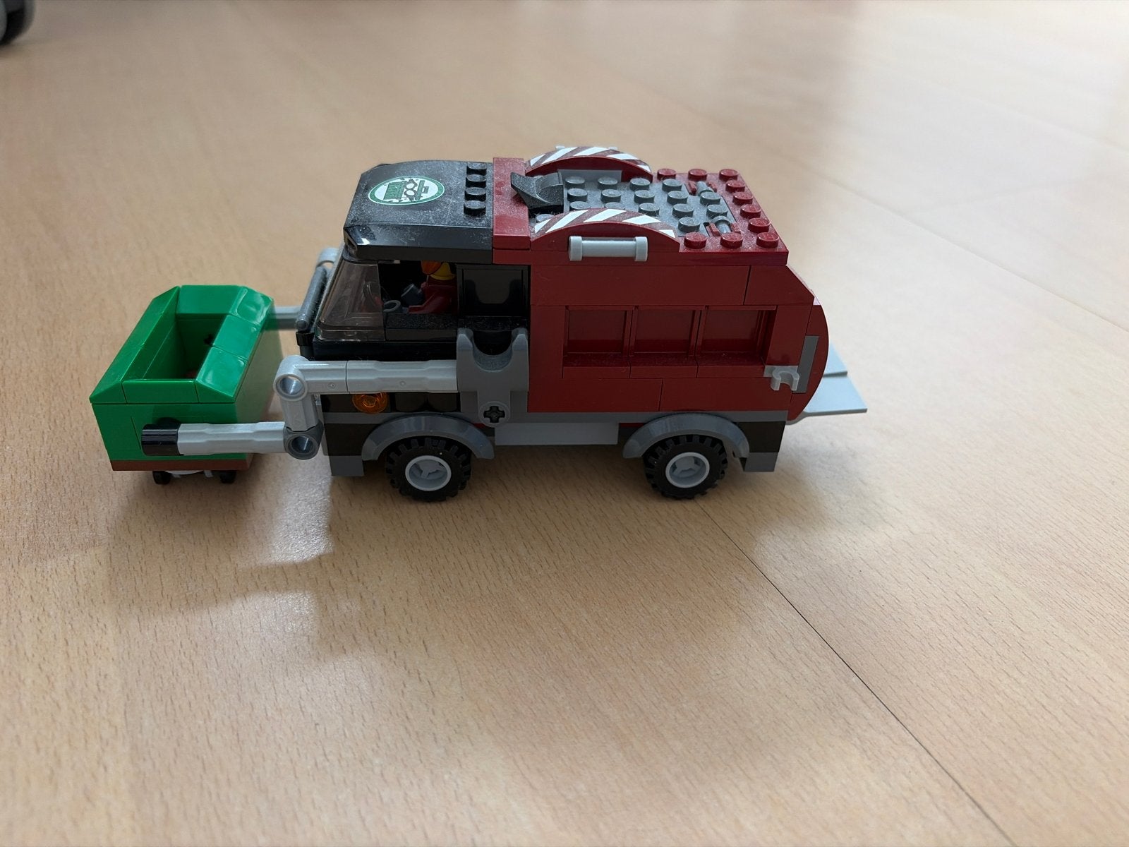 Lego vuilniswagen met container, Ophalen, Gebruikt, Overige merken