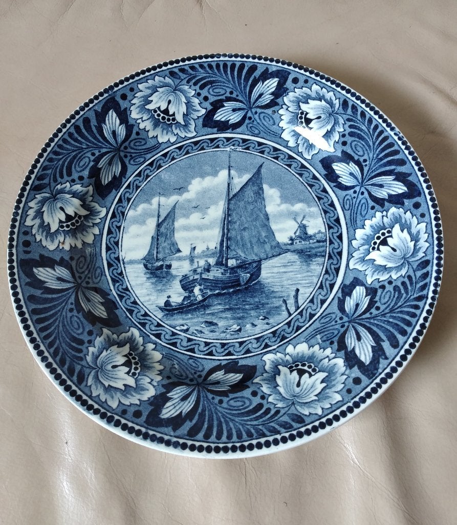 Wandbord van Societe Ceramique, Ophalen of Verzenden