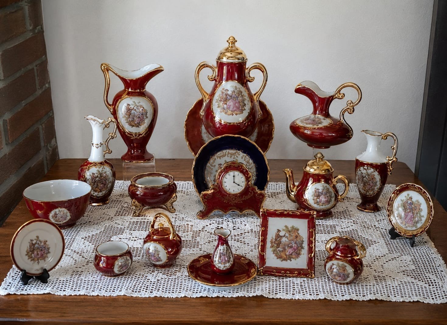 Limoges France Porseleinen Servies Set, Ophalen of Verzenden