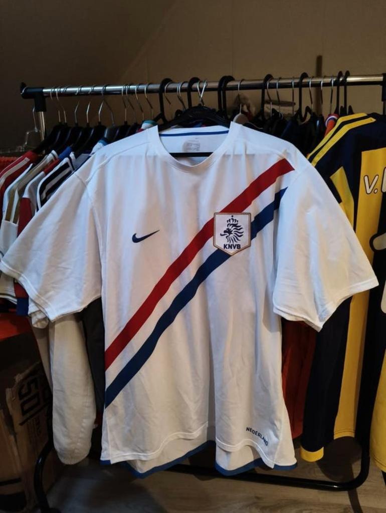(XXL Heren) Nike Sphere Dry KNVB 2006/07 Uit Voetbal Shirt, Kleding | Heren, Sportkleding, Zo goed als nieuw, Voetbal, Overige maten