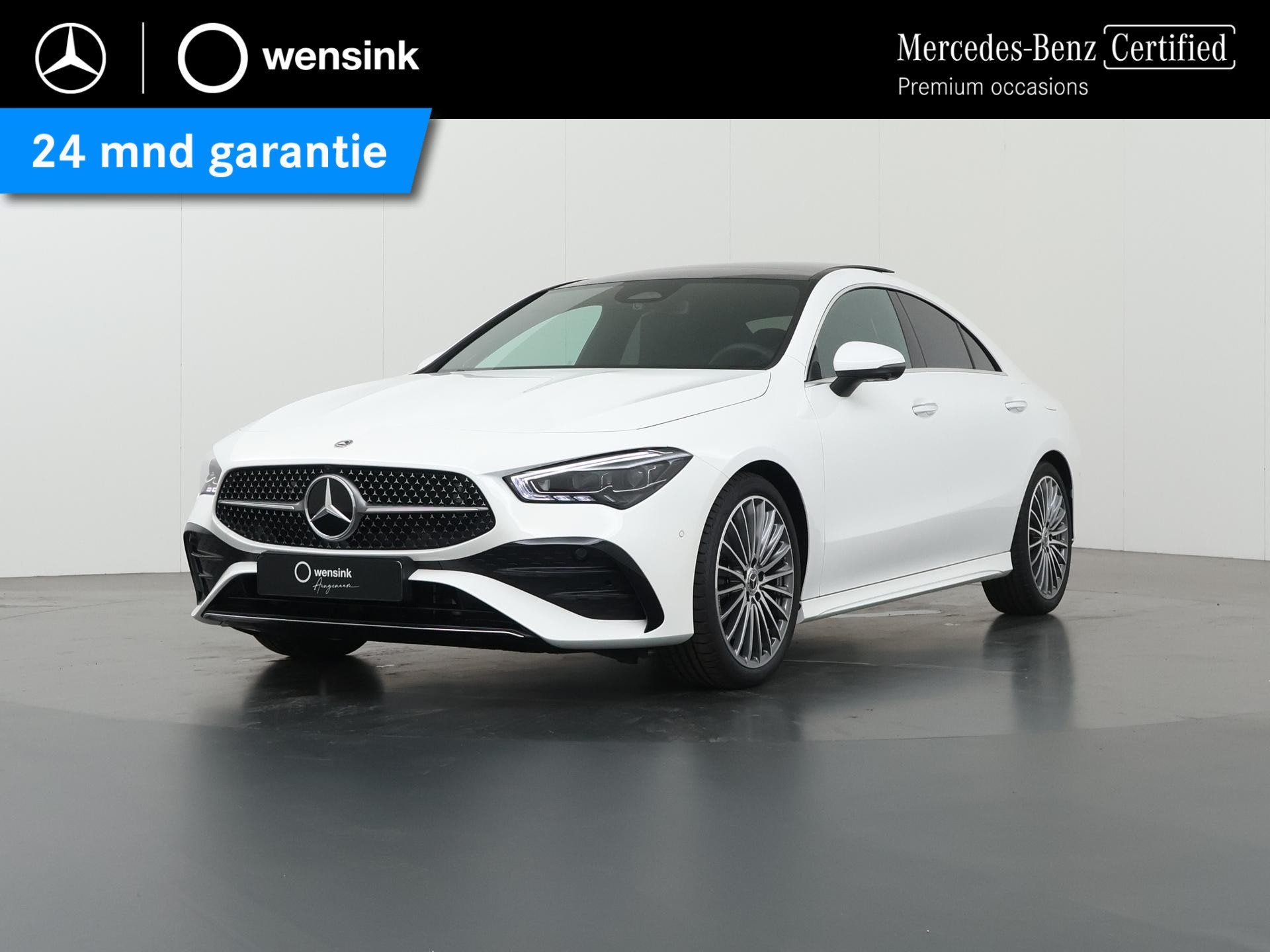 Mercedes-Benz CLA-klasse 180 Business Solution AMG | Rij-Ass, Auto's, 136 pk, Gebruikt, 4 cilinders, Wit