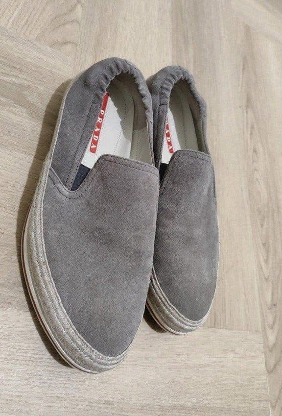 Prada suède espadrilles maat 42, Ophalen of Verzenden, Zo goed als nieuw, Prada, Espadrilles of Moccasins