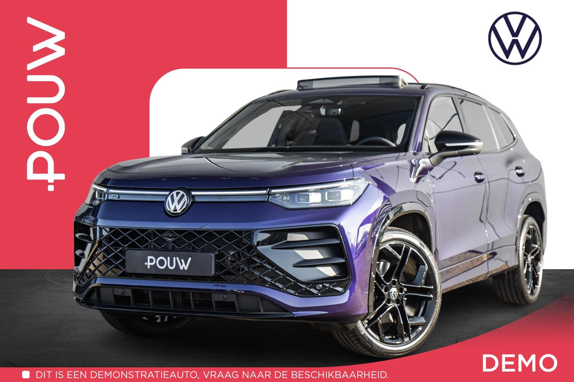 Volkswagen Tayron 1.5 eHybrid 204pk DSG R-Line Edition | Pan, Auto's, 12 maanden, Stof, 150 min, 26 kWh