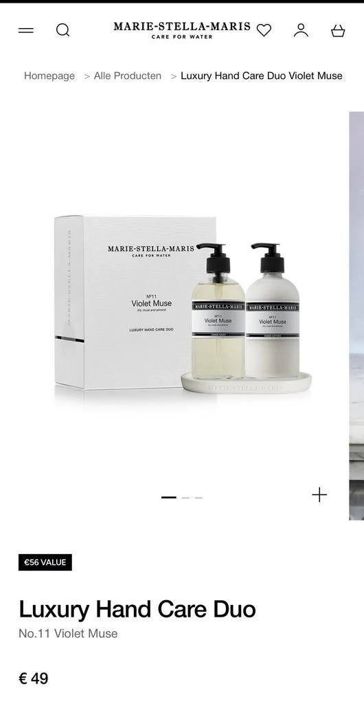 Marie- Stella- Maris  Violet Muse hand soap & lotion, Sieraden, Tassen en Uiterlijk, Uiterlijk | Lichaamsverzorging, Ophalen of Verzenden