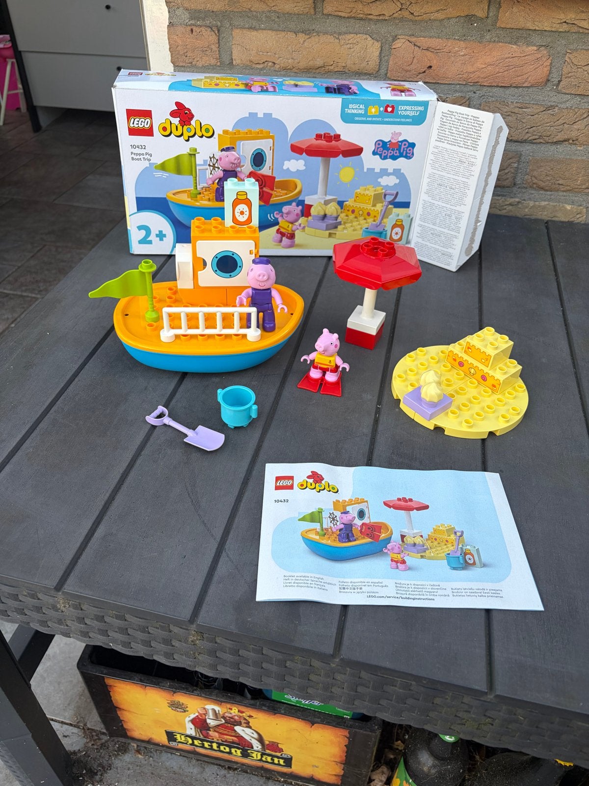 LEGO Duplo Peppa Pig Boottocht 10432, Inclusief instructies, Overige thema's, Ophalen of Verzenden, Zo goed als nieuw