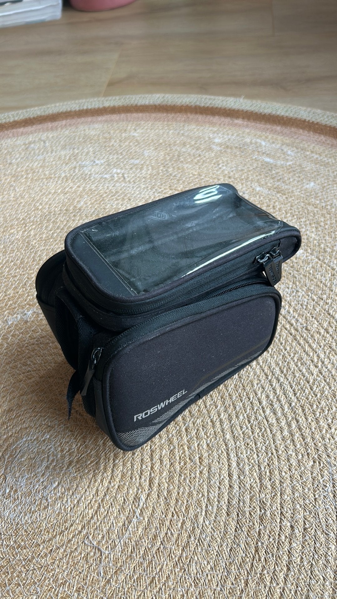 Roswheel fietstasje met telefoonhouder, Fietsen en Brommers, Ophalen of Verzenden, Zo goed als nieuw