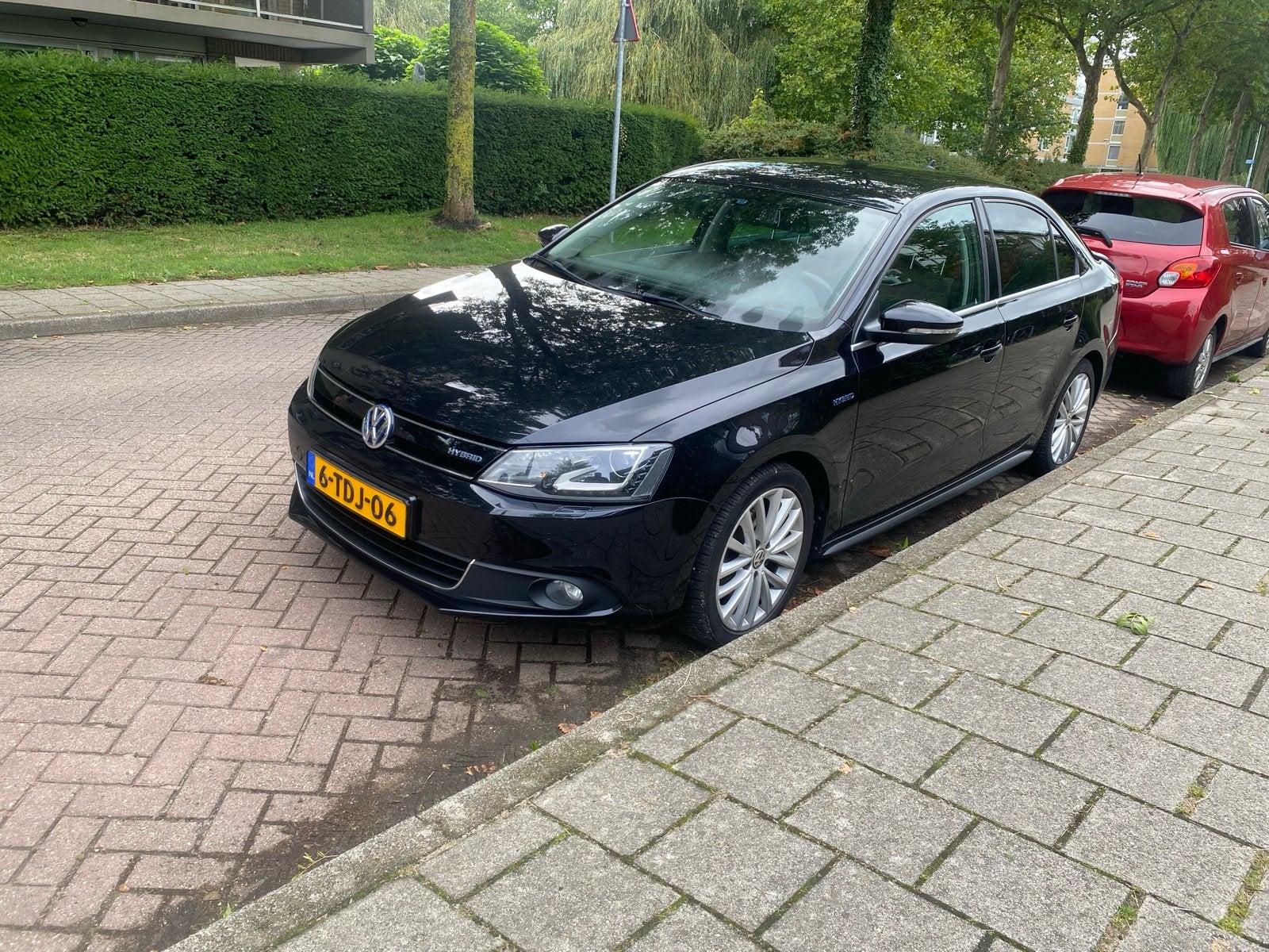 Volkswagen Jetta 1.4 TSI Hybrid 170pk 7-DSG 2013 Zwart, Auto's, Zwart, Origineel Nederlands, 1405 kg, Sedan