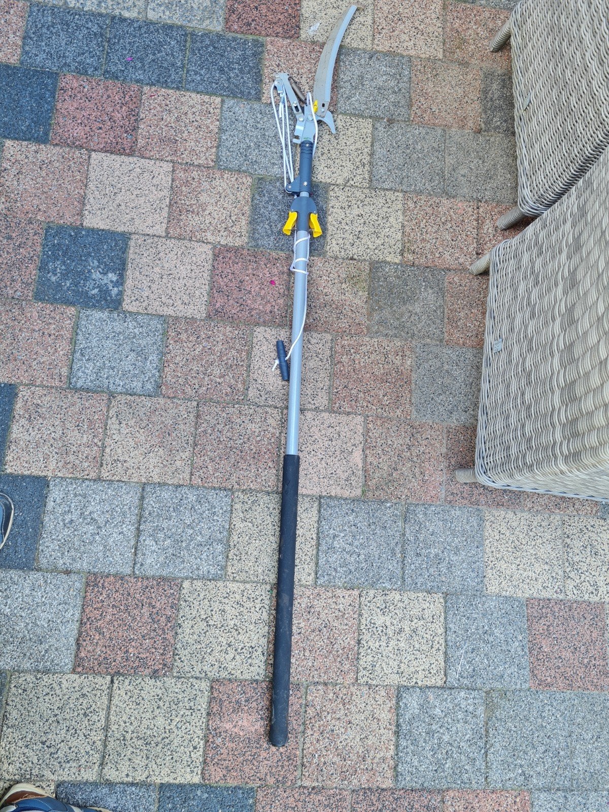 Telescopische boomschaar, met zaagblad, Tuin en Terras, Ophalen, Gebruikt