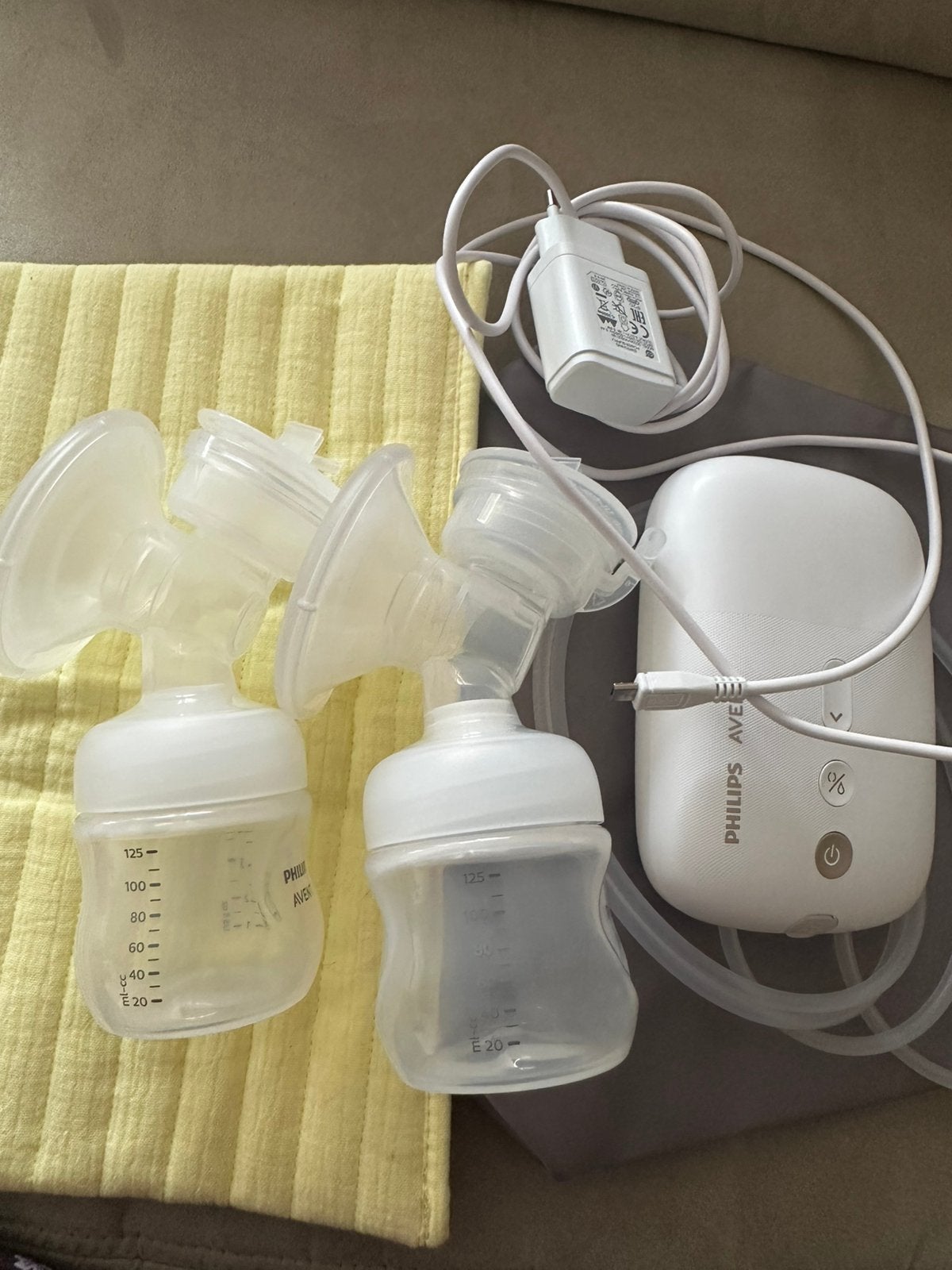 Philips Avent Double Electric Breast Pump, Ophalen, Zo goed als nieuw