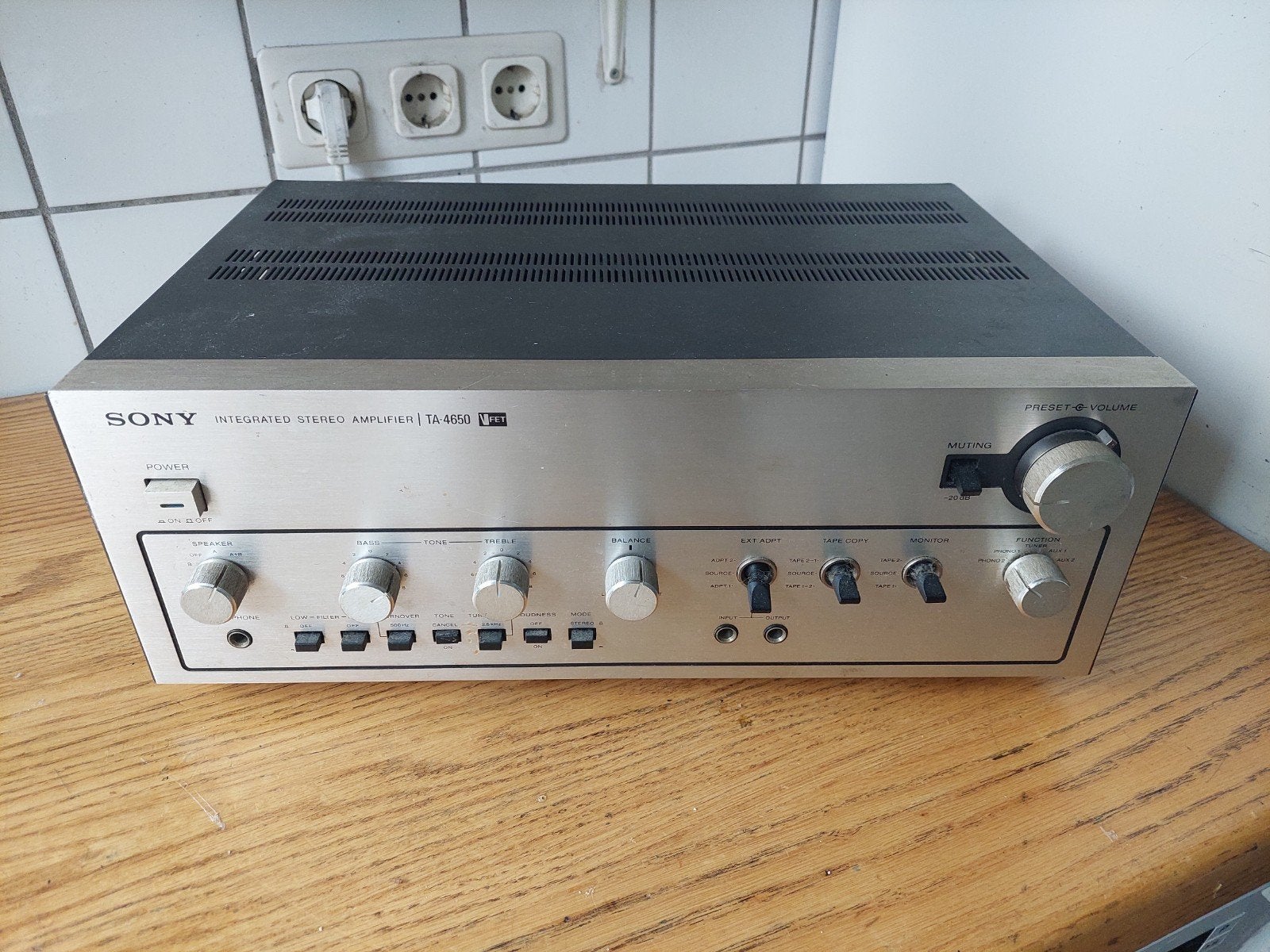 Sony Ta-4650 vFet opknapper, Ophalen, Sony