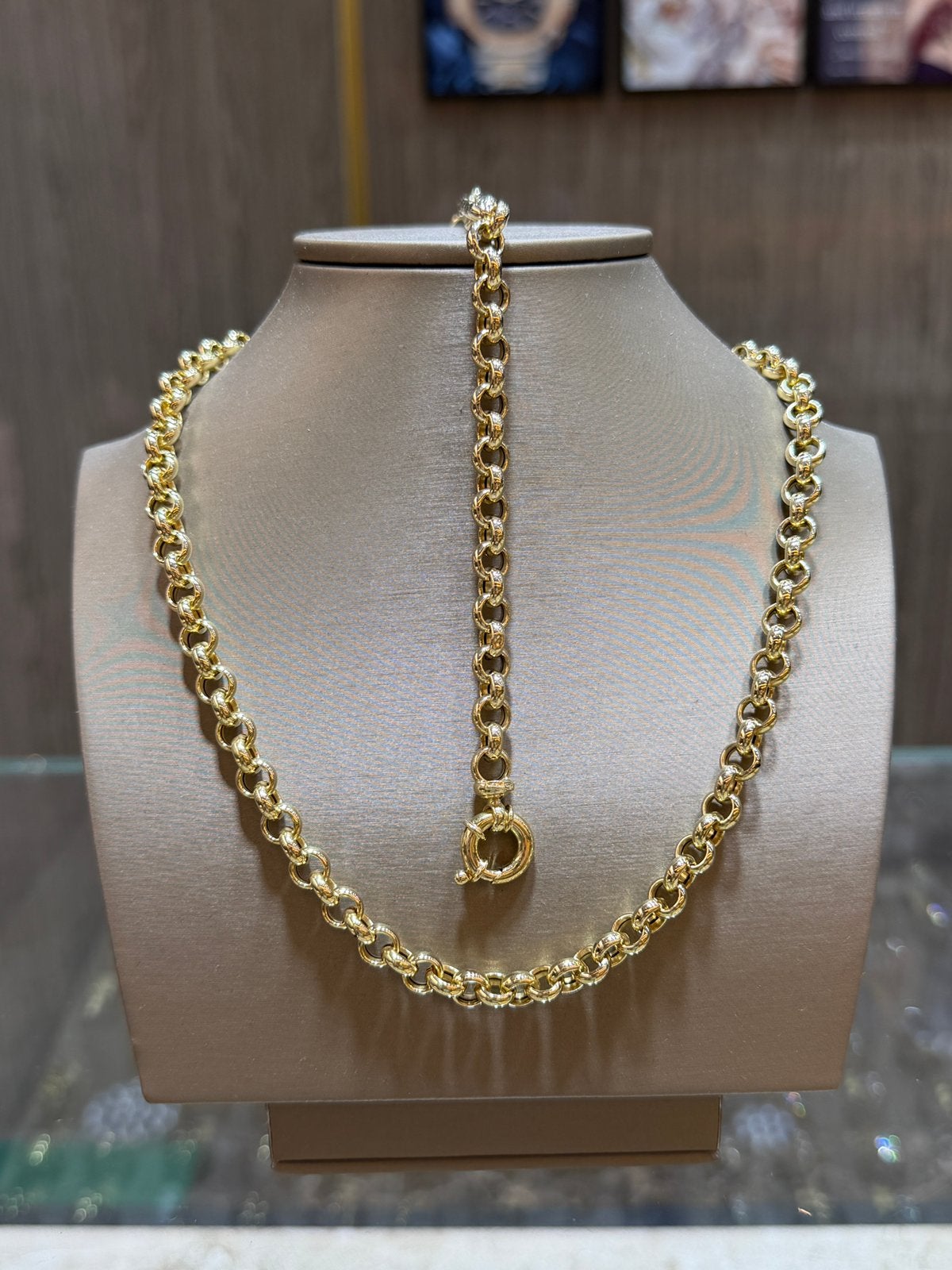14KT Goud - 33.5 Gram-Ketting Armband-Vrouwenketting-Collier