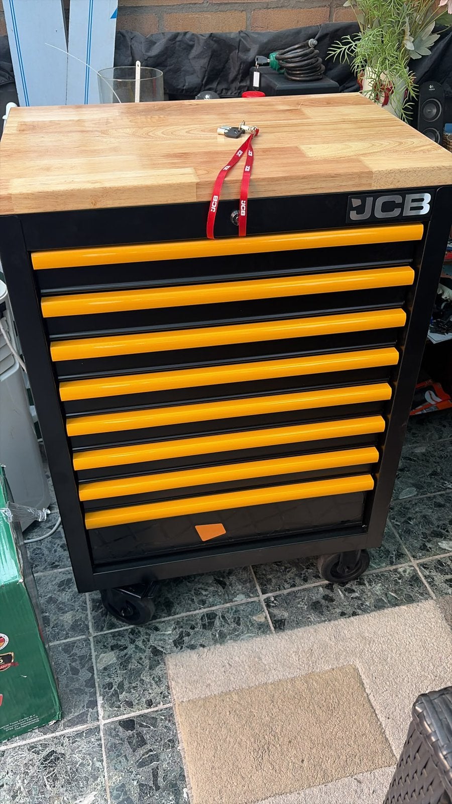 JCB gereedschap kar, Ophalen, Gevuld, Nieuw