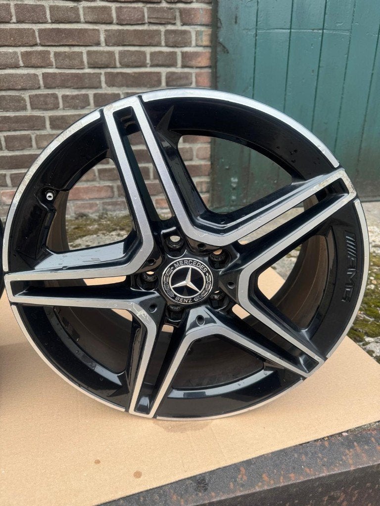 velgen mercedes AMG, Auto-onderdelen, Banden en Velgen, Ophalen, 18 inch, Gebruikt, Velg(en)