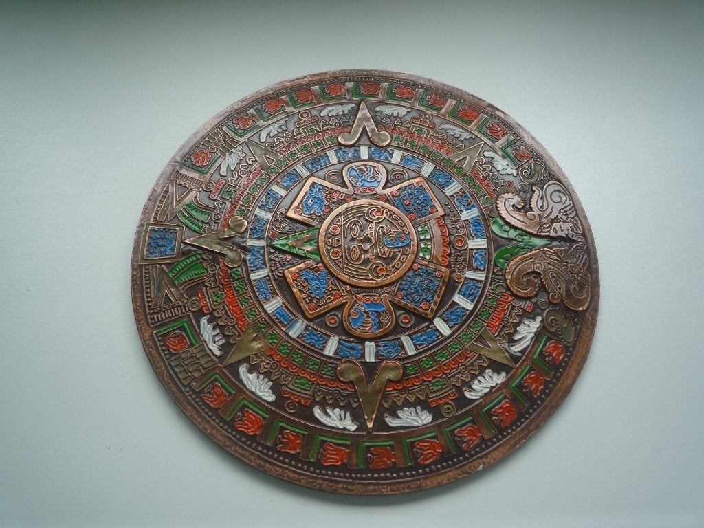 Mooie Maya kalender, Wanddecoratie, 30 cm, Overige herkomsten, Overige materialen