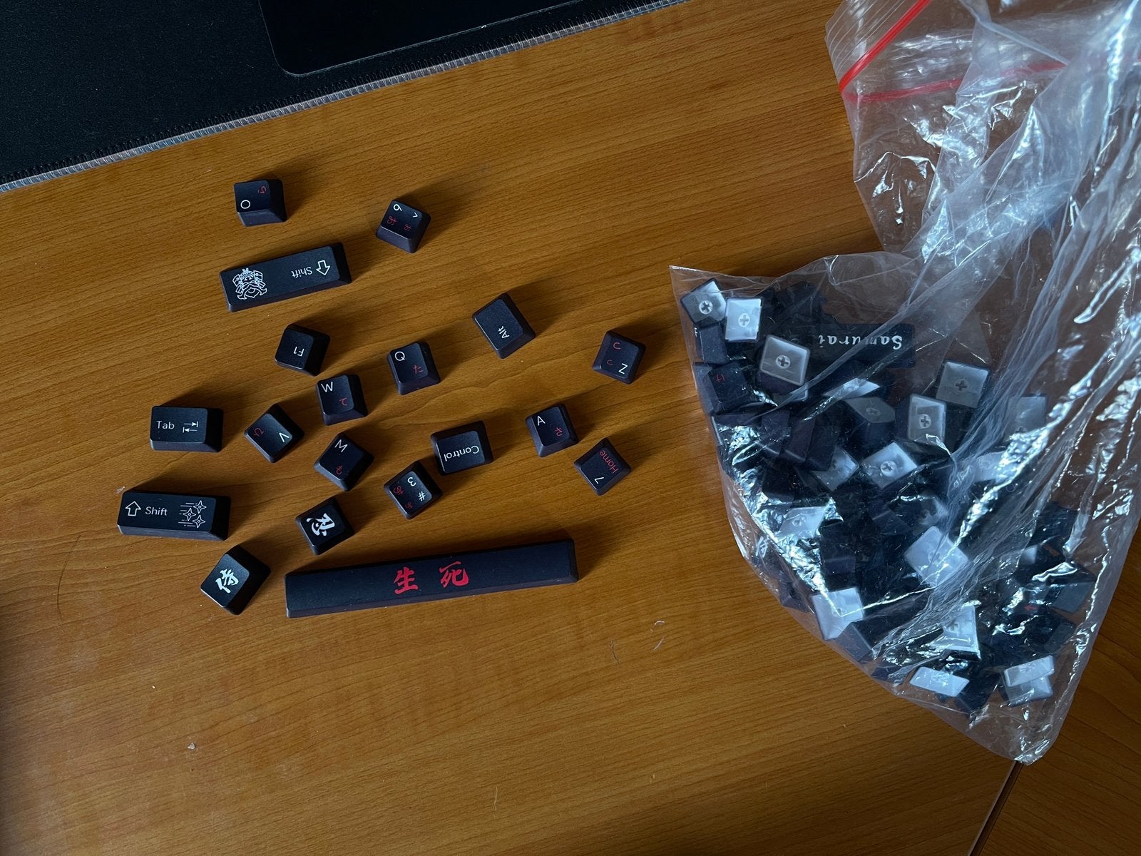 Custom Samurai Keycaps | Full Set | PBT | Kwaliteit, Verzenden, Zo goed als nieuw, Draadloos, Qwerty