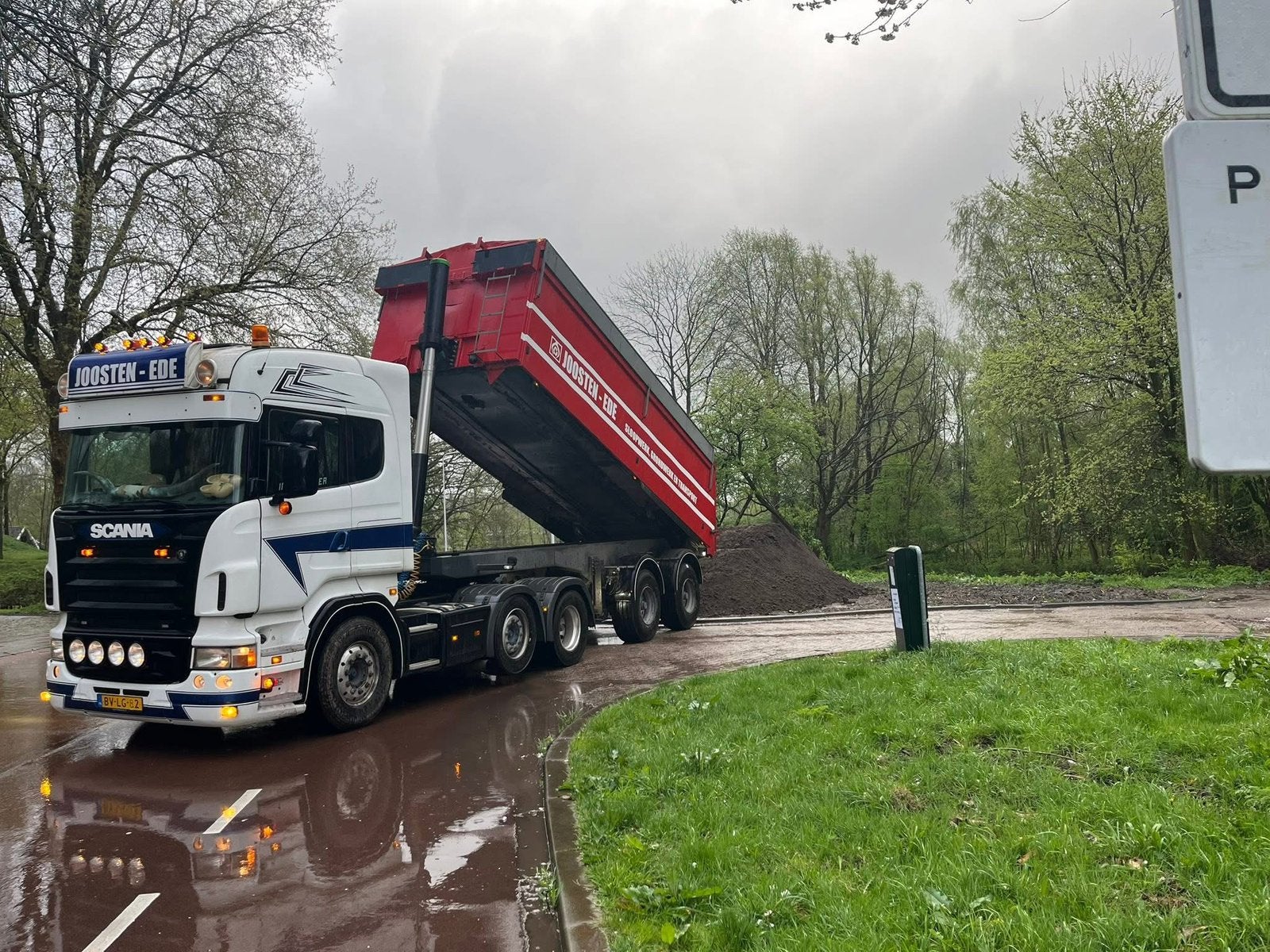 Kipper trailer kieptrailer ATM OKF 15 20, Zakelijke goederen, Ophalen of Verzenden, Overige, Transport