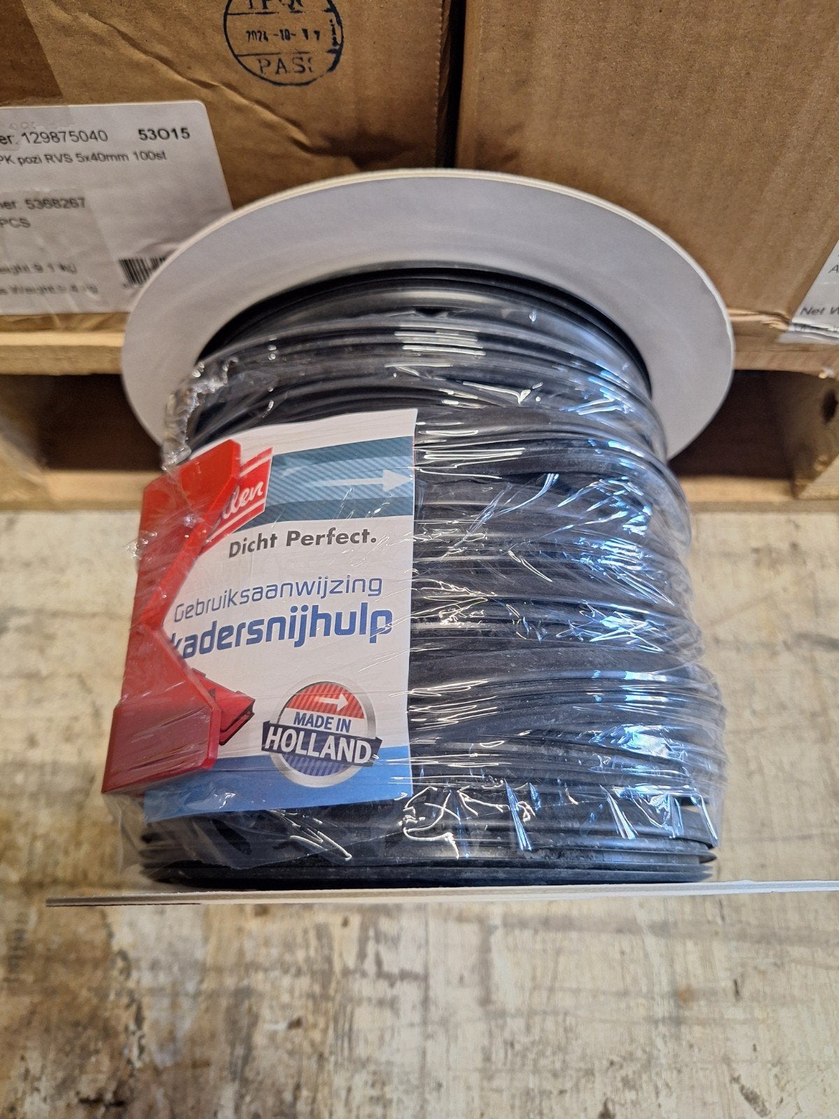 Ellen 25 meter kadenprofiel houten deuren en ramen, Doe-het-zelf en Verbouw, Kunststof, Nieuw, Ophalen of Verzenden, Buitendeur