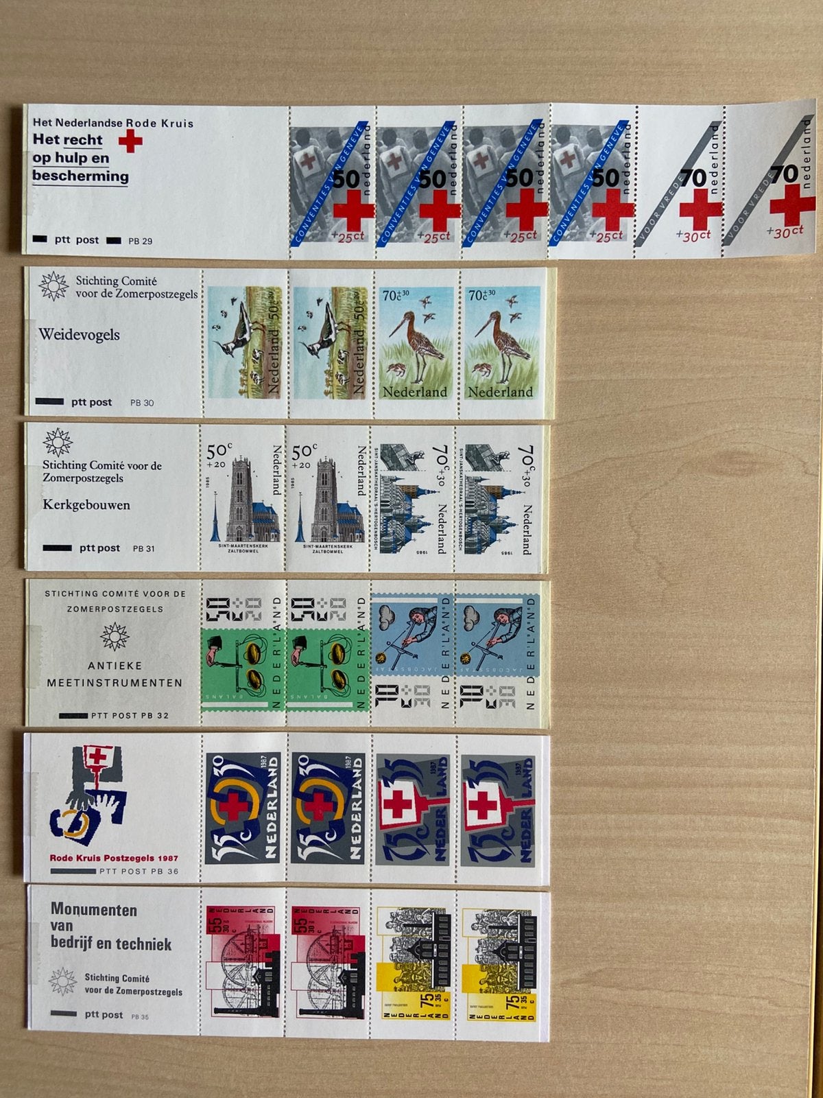 Postzegelboekjes Nederland., Ophalen of Verzenden, Na 1940, Postfris