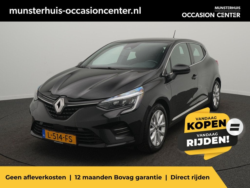 Renault Clio 1.6 E-Tech Hybrid 140 Intens - RIJKLAARPRIJS -, 12 maanden, 28 km/l, Gebruikt, 4 cilinders