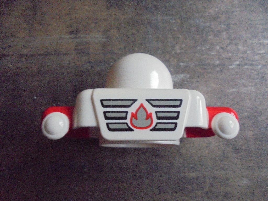 Lego Primo Plate 1x1 with Mudguards (zie foto's), Ophalen of Verzenden, Gebruikt, Losse stenen, Lego Primo