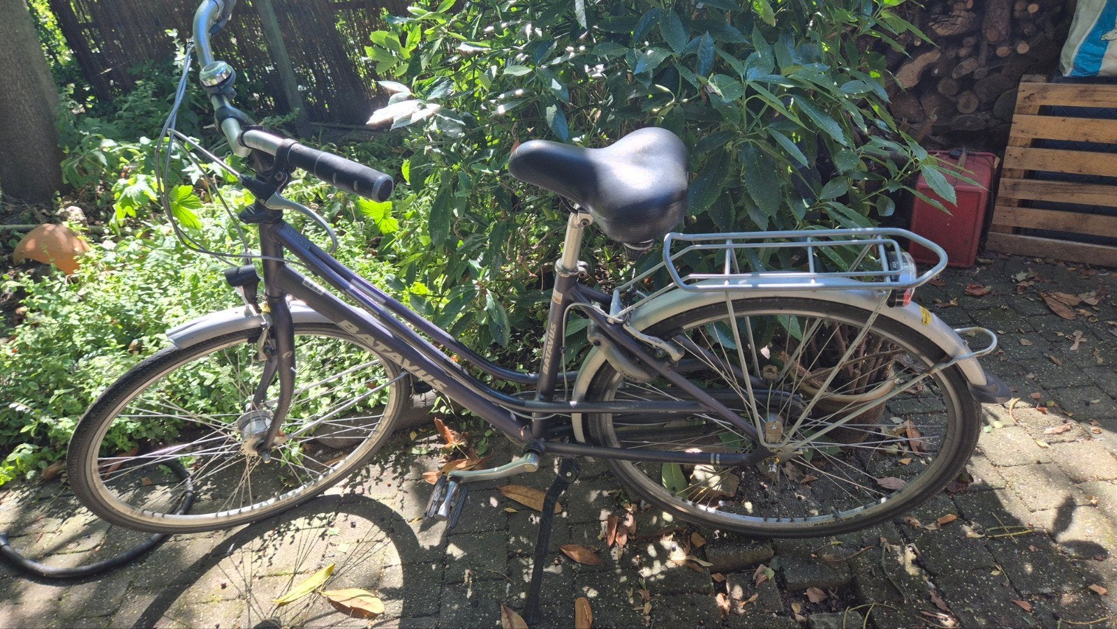 Batavus Damesfiets met 3 versnellingen, Ophalen, Gebruikt, Velgrem, 47 tot 50 cm